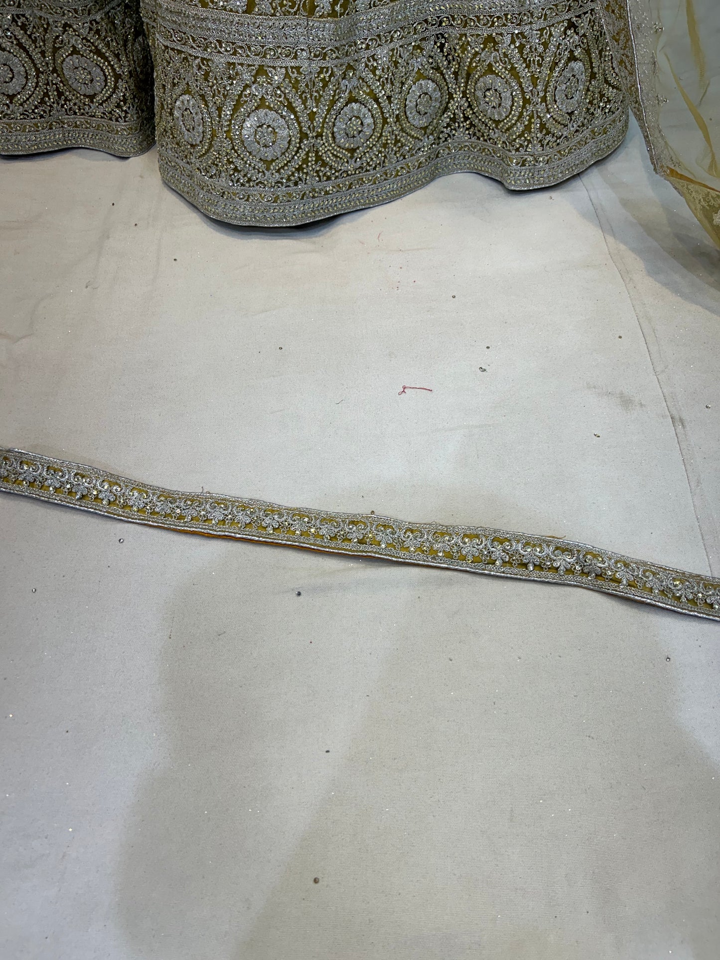 Astonishing Green gown dress