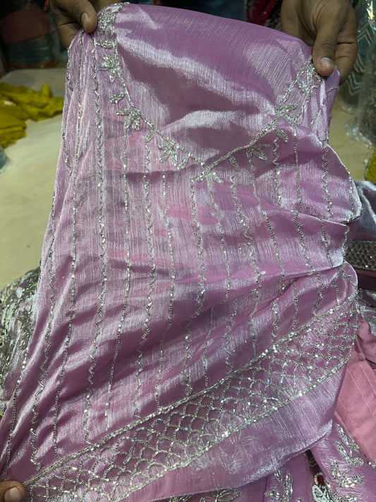 Pleasing baby pink lehenga