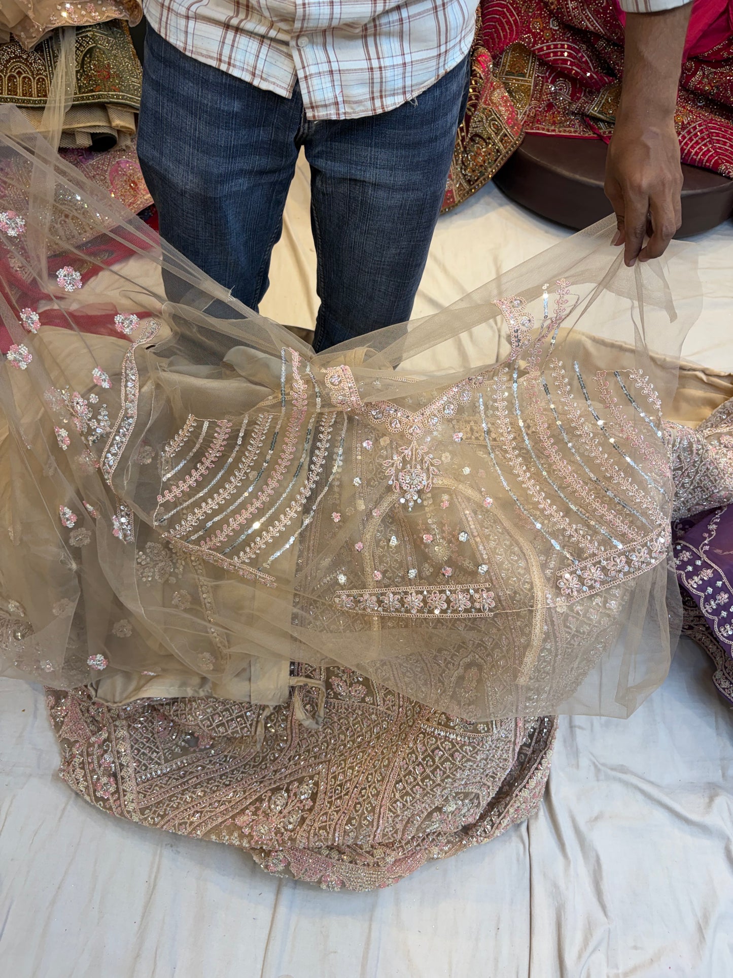 Lavender Designer Lehenga