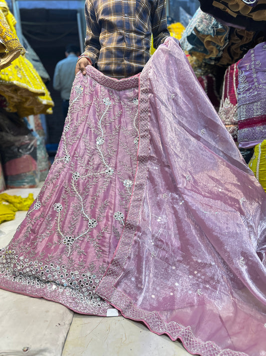 Pleasing baby pink lehenga❤️