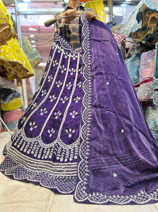 Fantastic purple lehenga