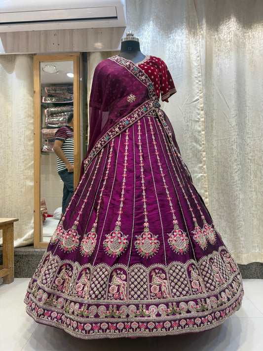 Gorgeous purple Lehenga