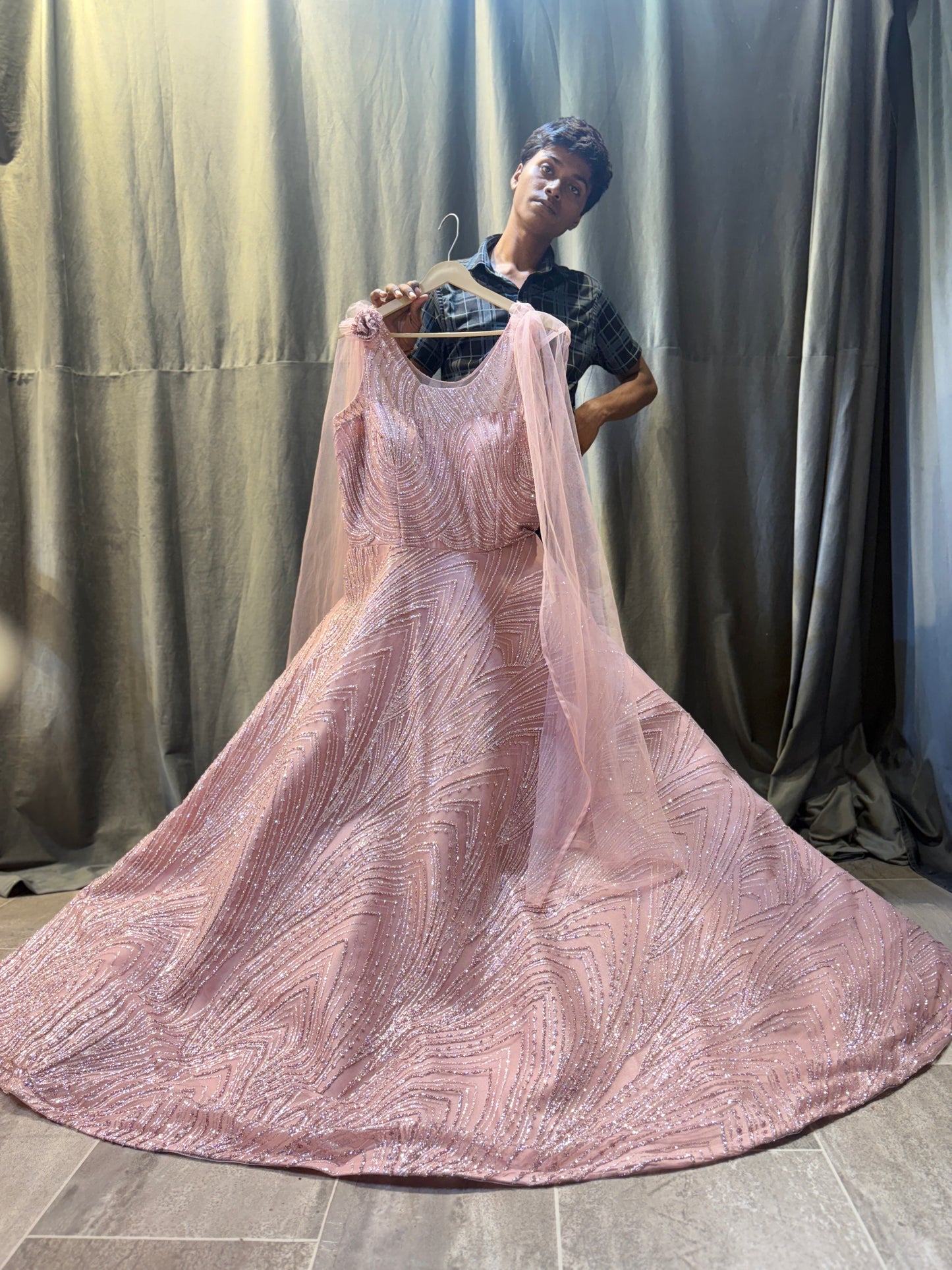 Tremendous pink gown