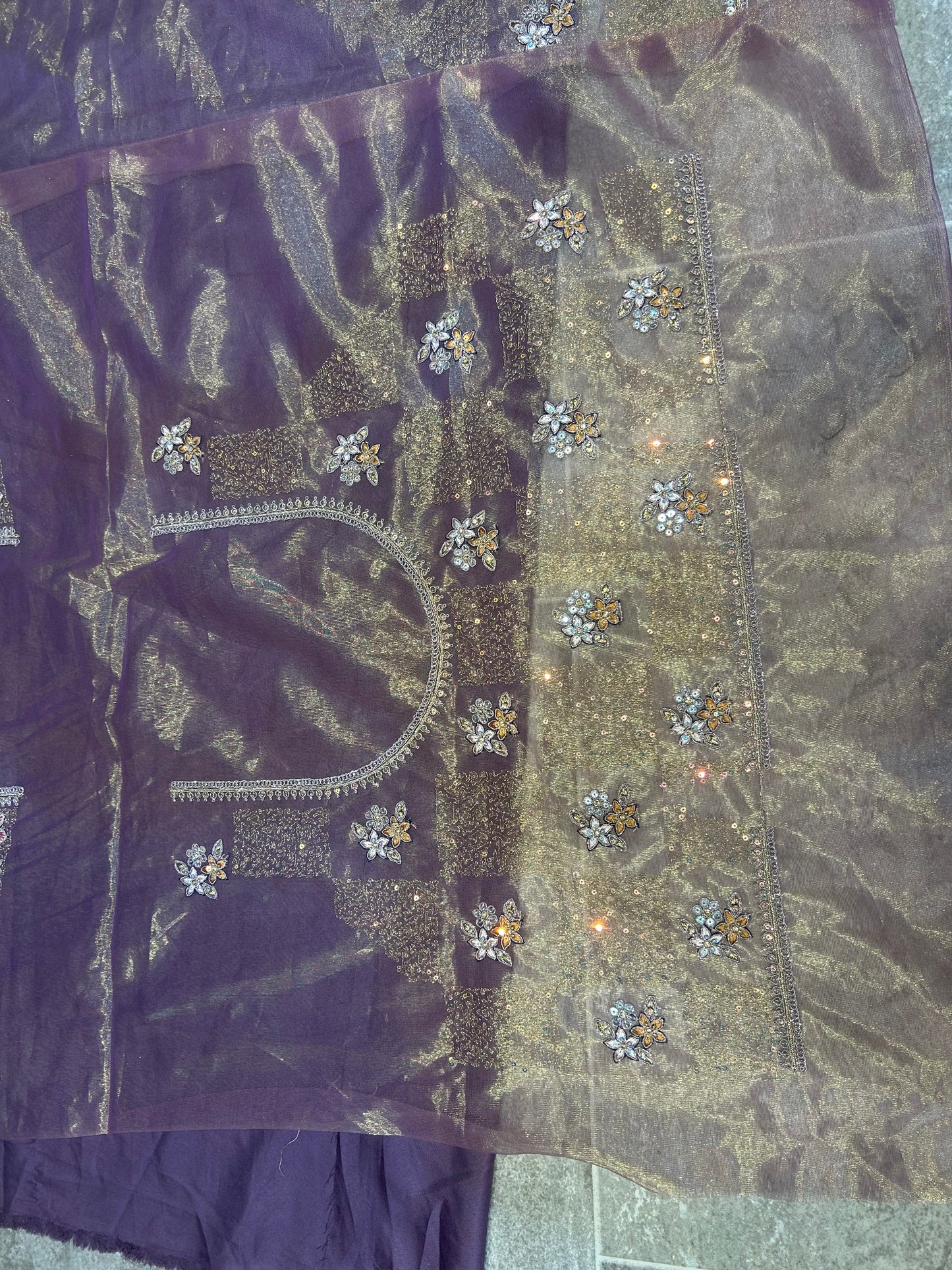 Fair heavy lavender pink lehenga