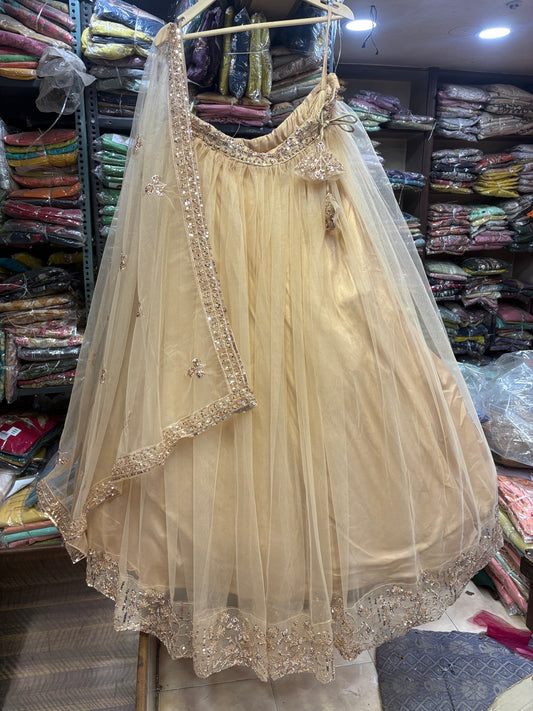 Awesome Golden peplum long Dress Farshi Gaharara Dress Special