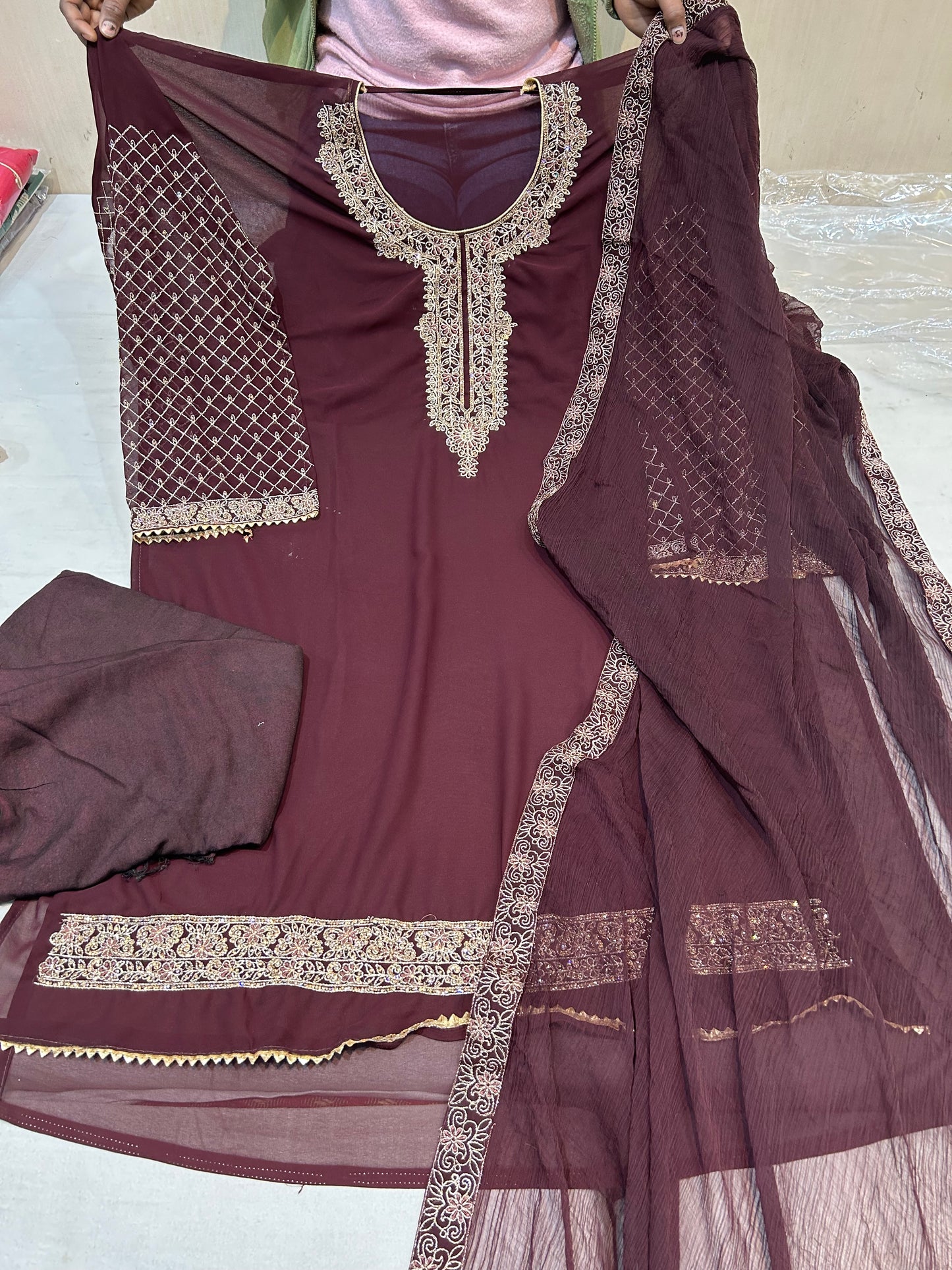 Girlish Purple violet ladies suit