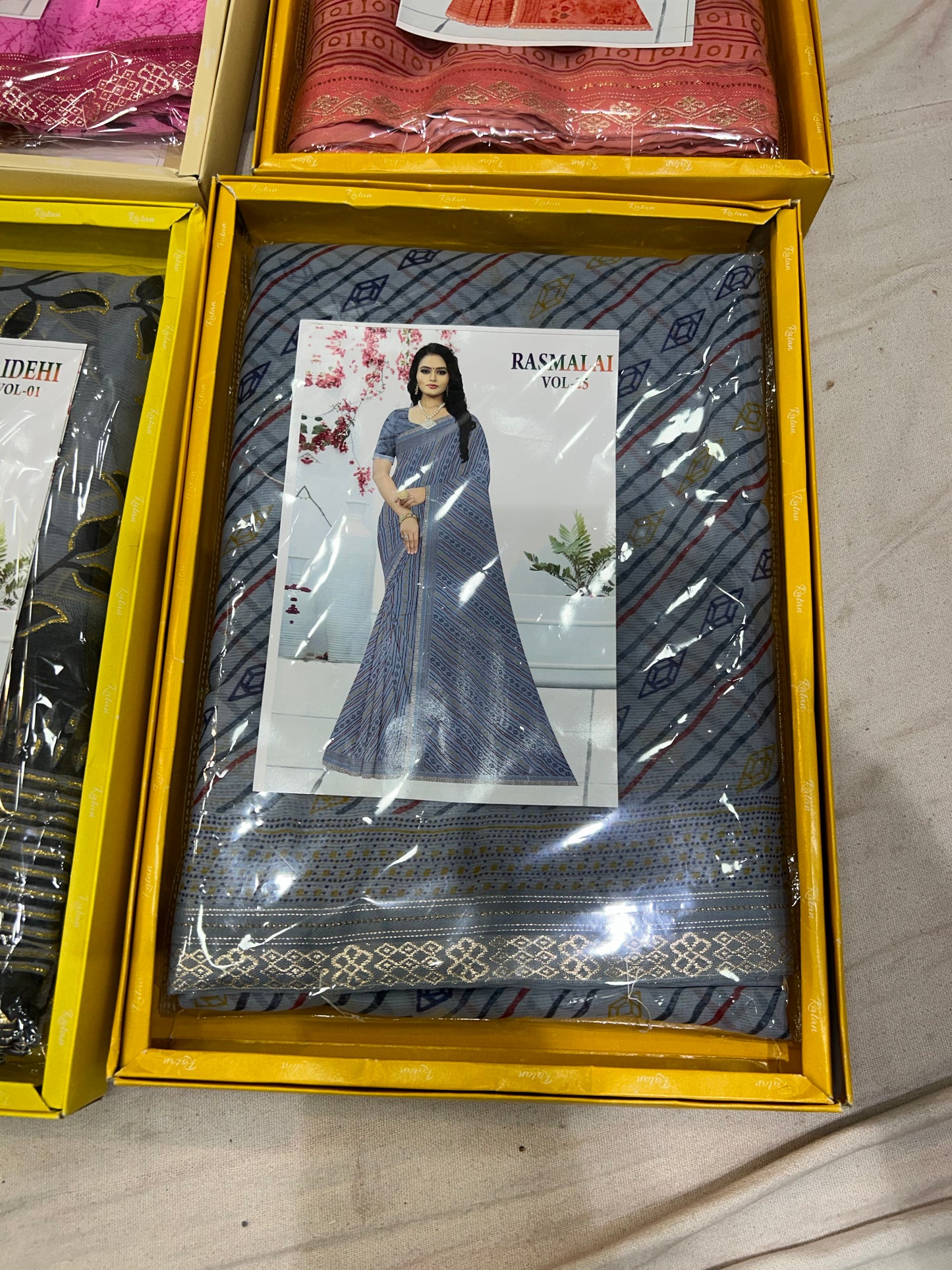 Beautiful blue saree