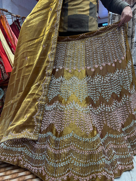 Haldi mehendi Lehenga