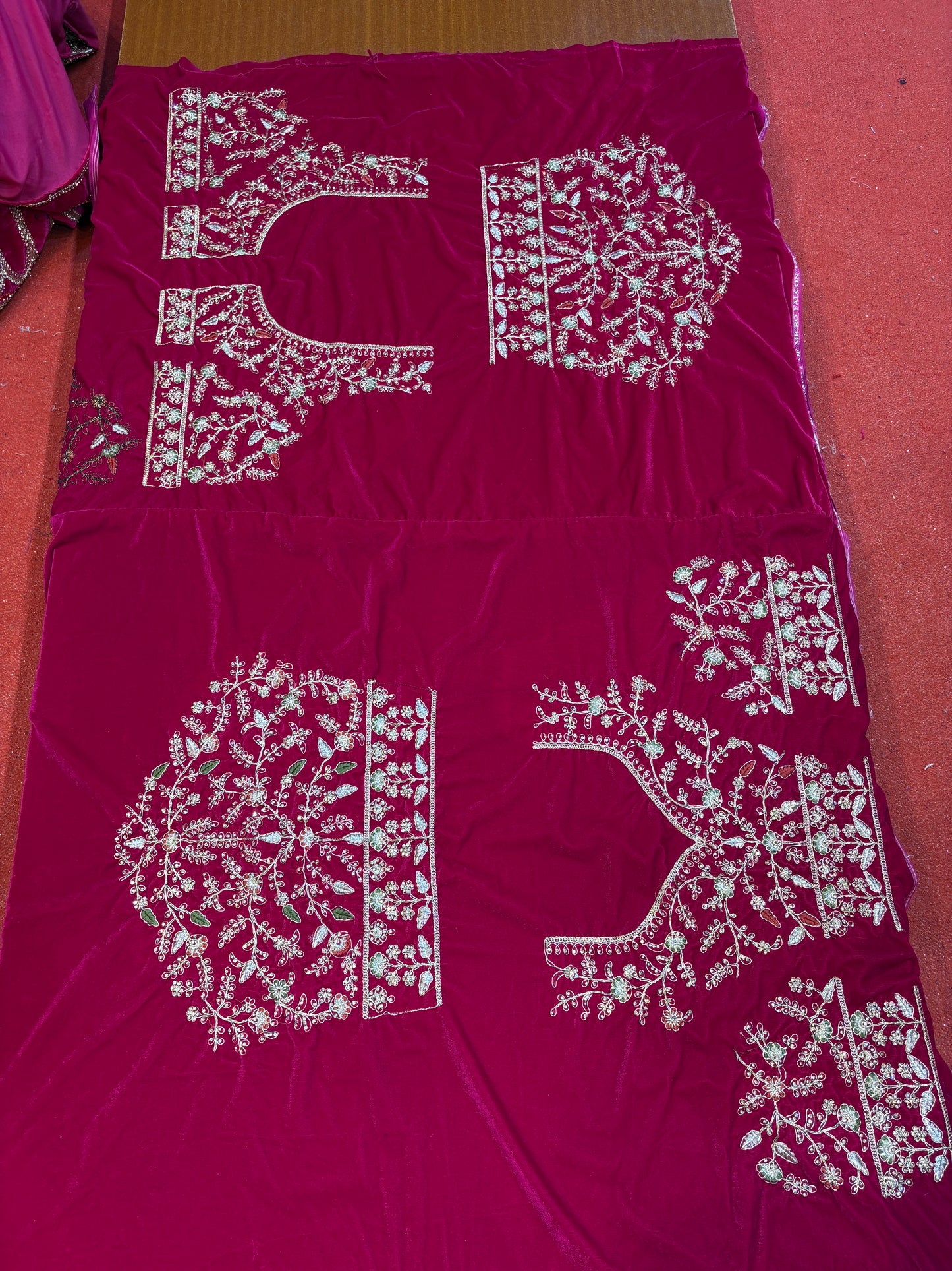 Attractive red bridal Lehenga