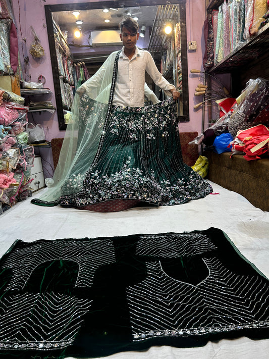 Gorgeous Green Lehenga