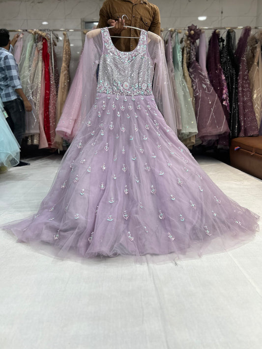 Amazing light purple Gown