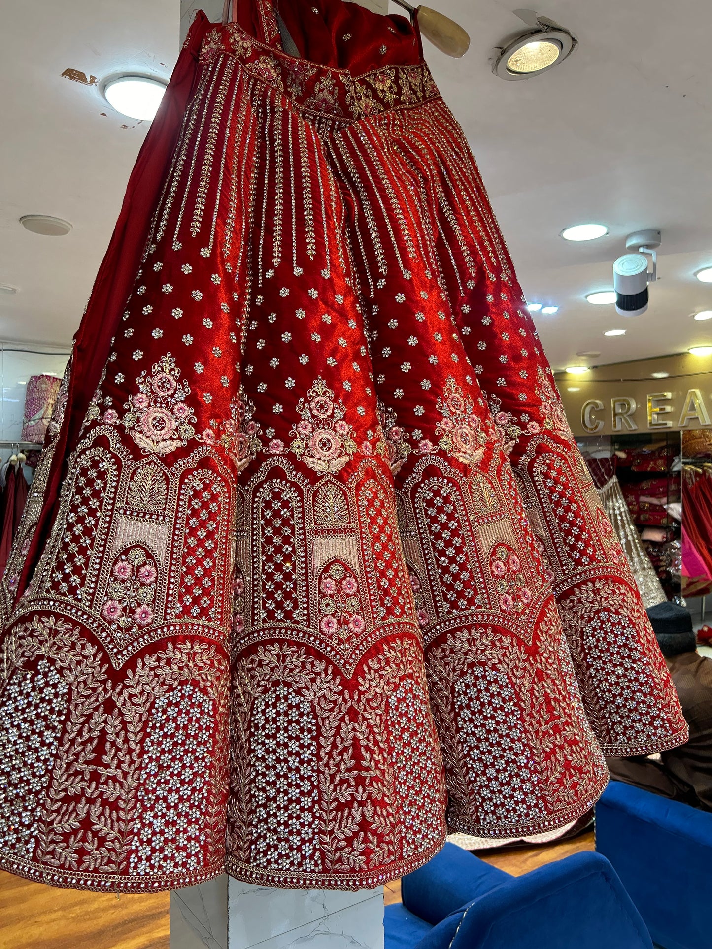 Pretty orange Lehenga