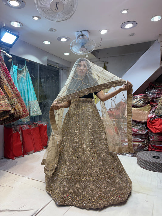Gorgeous golden Lehenga