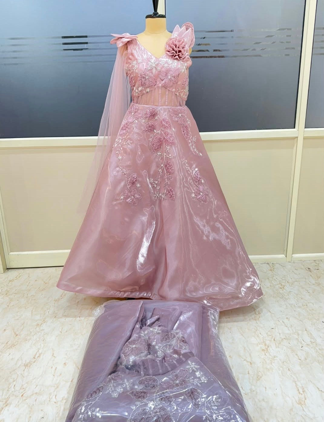 Pink lavender gown