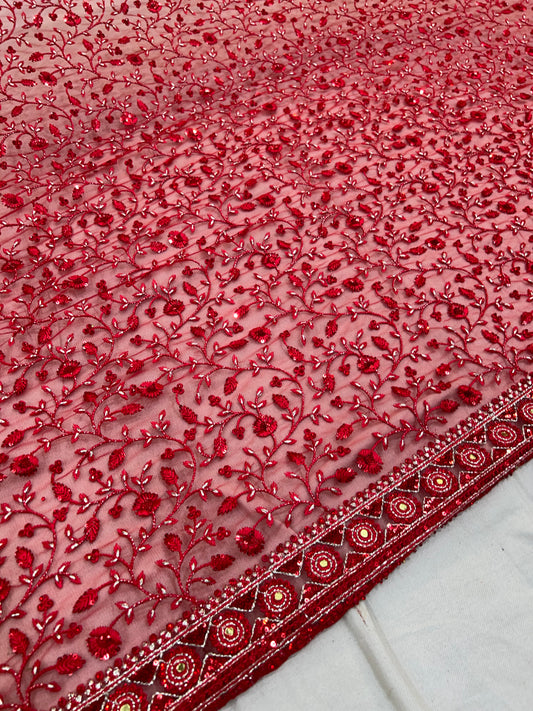 Gorgeous Red saree