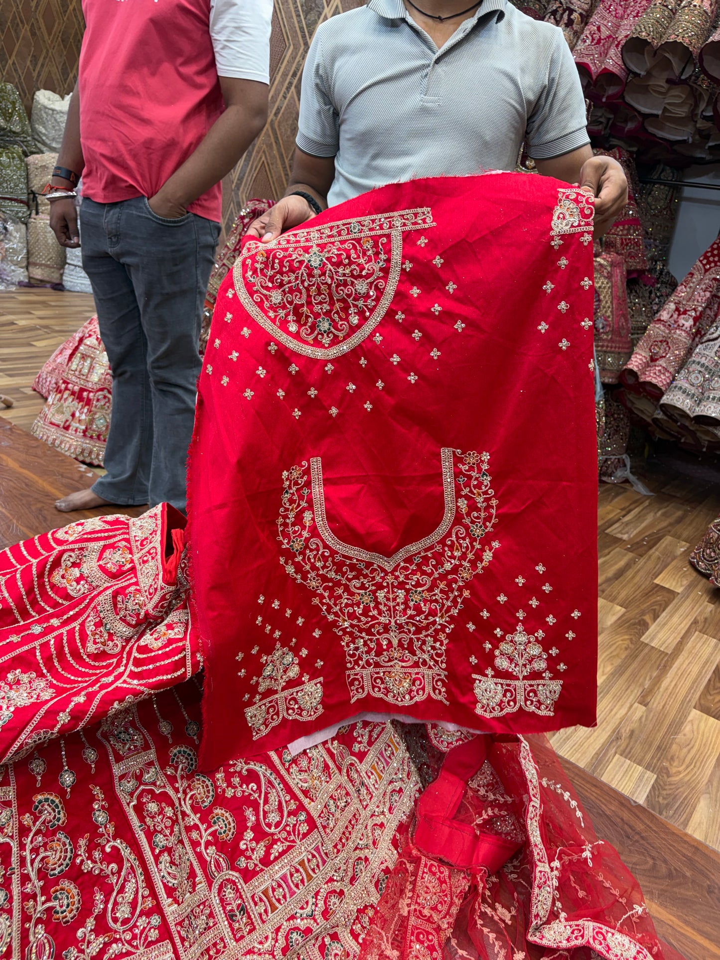 Rani Pink Bridal Lehenga - Shopping World