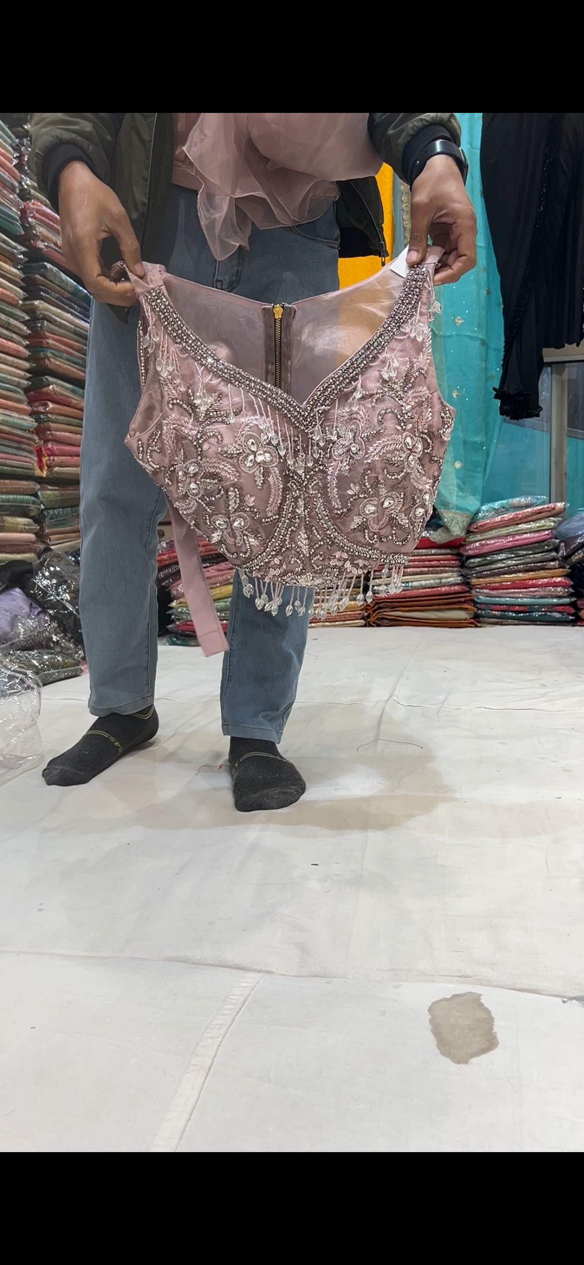 Gorgeous onion baby Pink colour Saree