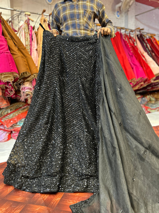 Amazing black lehenga