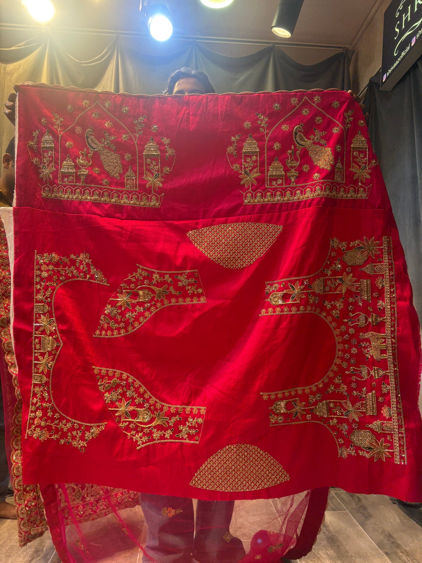 Pretty Rani pink bridal Lehenga