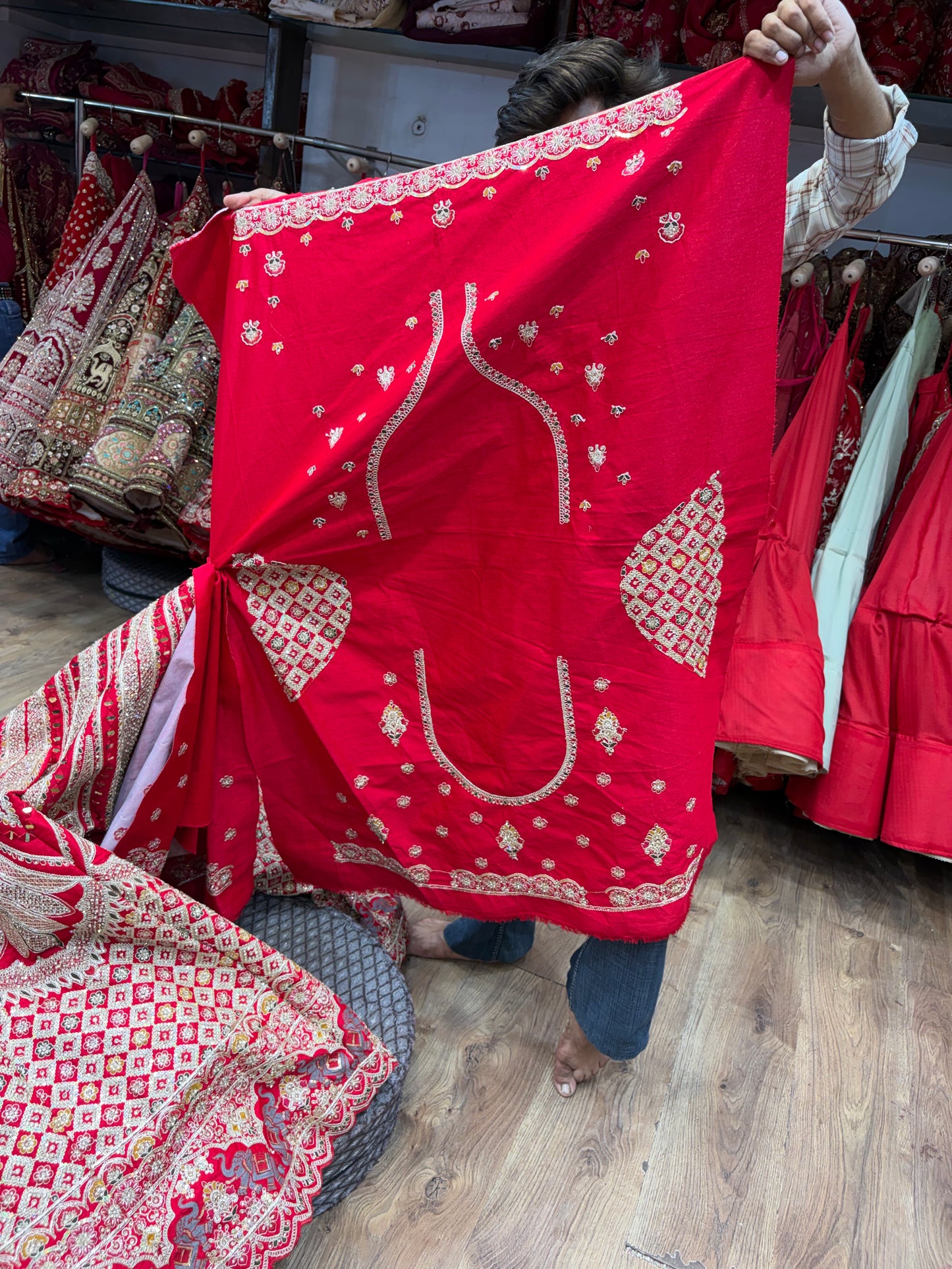 Rani Pink Bridal Lehenga