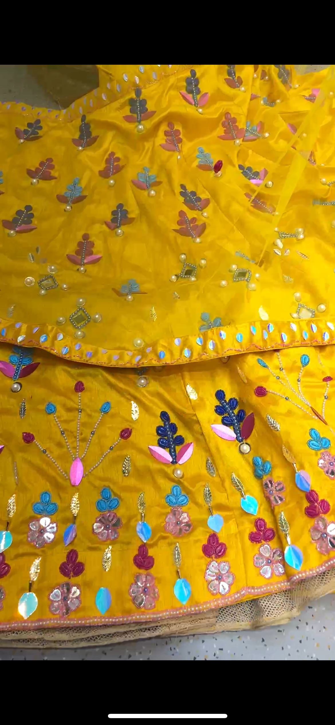 Haldi Mehendi Lehenga