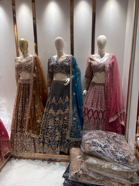 Gorgeous Mustard crop top Lehenga