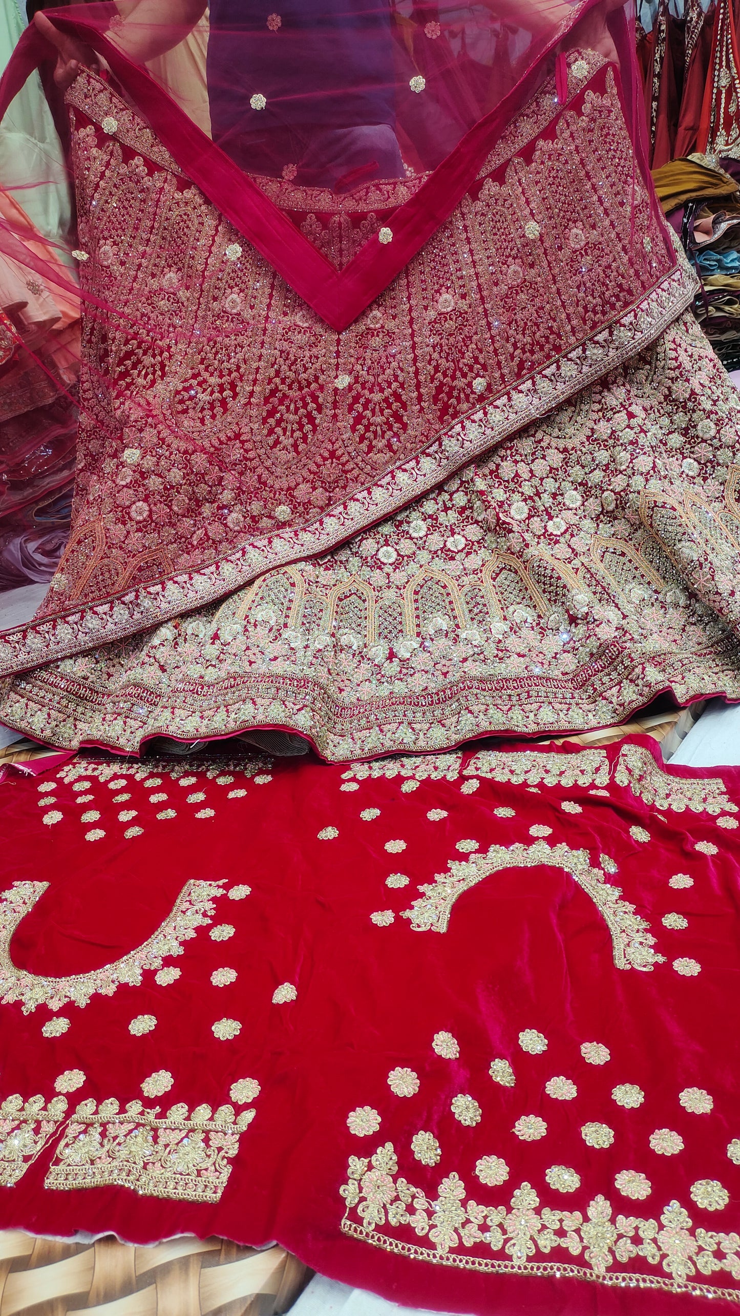 Red Bridal LEHENGA