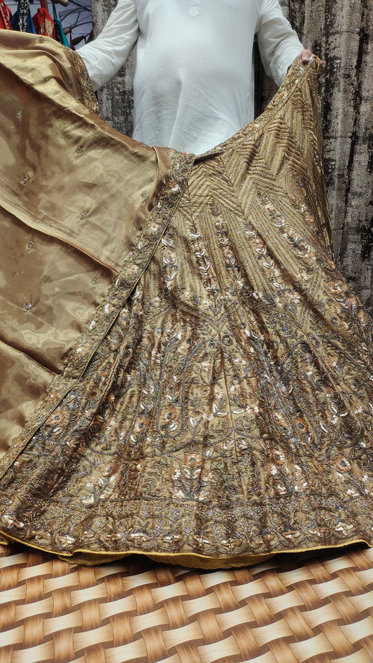 Amazing golden Lehenga
