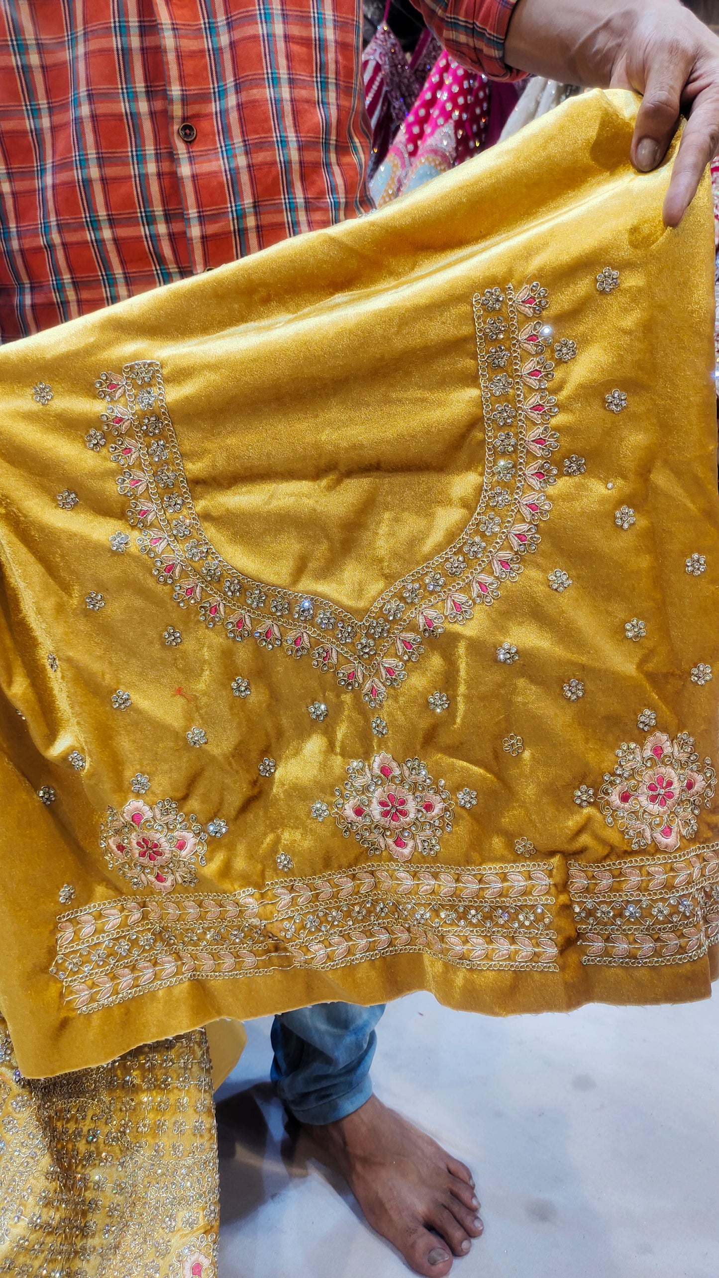 Golden Bridal Lehenga