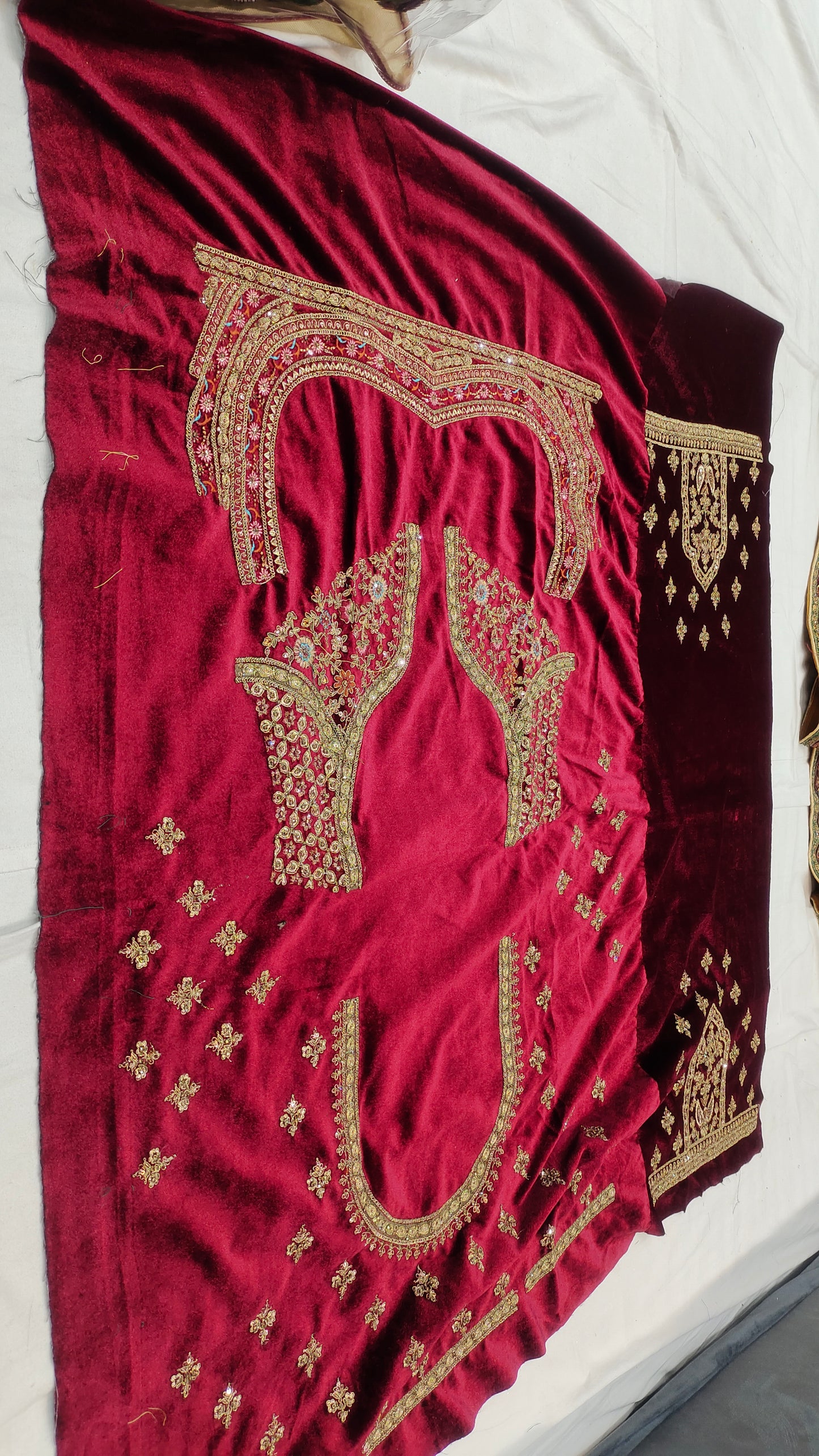 Golden Bridal Lehenga