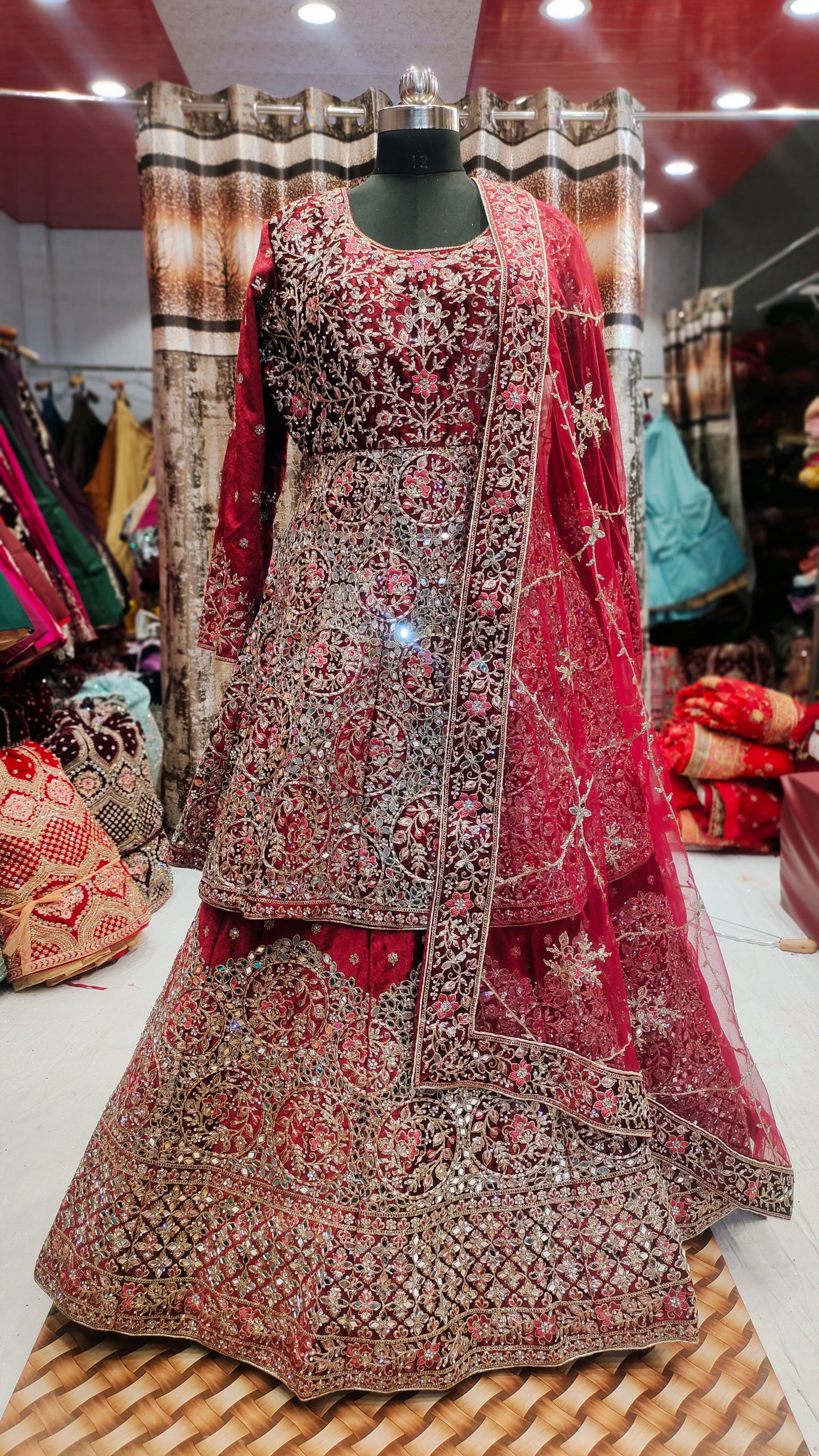 Fabulous Peplum long Dress Farshi Gaharara