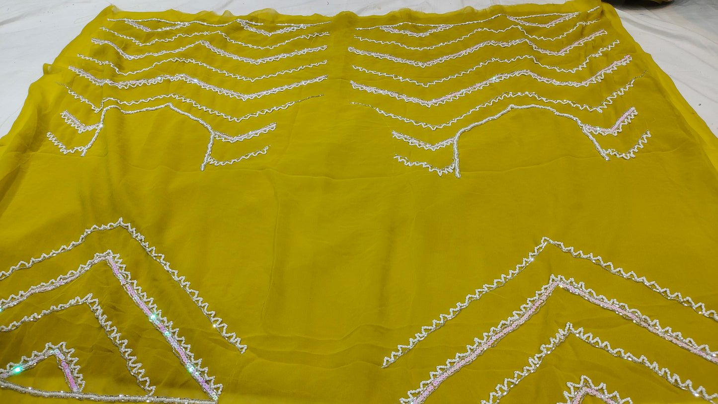 Haldi Mehendi Lehenga