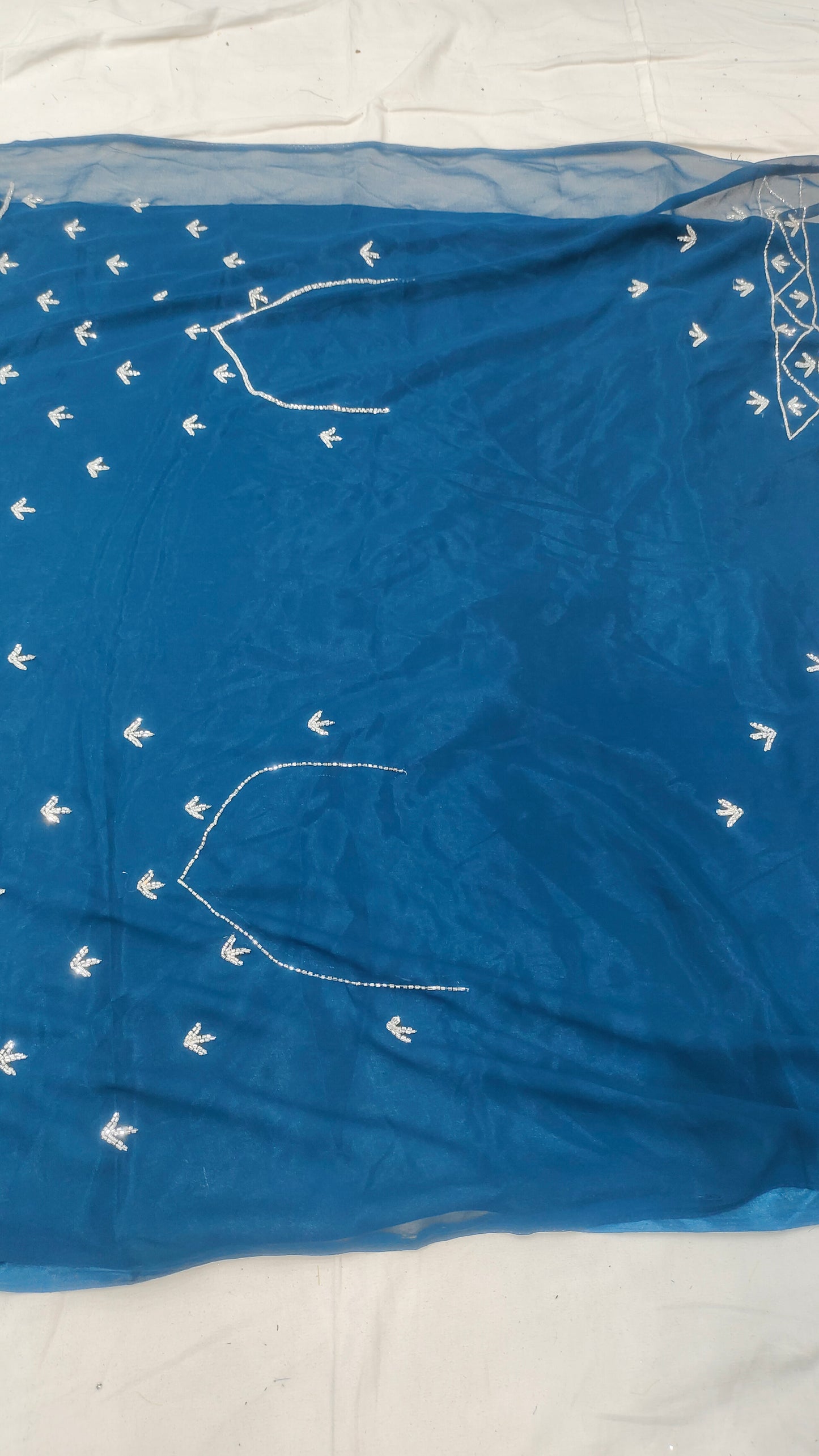 Blue Handwork Lehenga