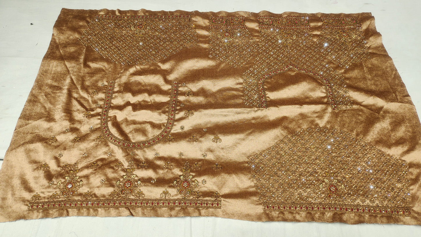 White golden Amazing LEHENGA