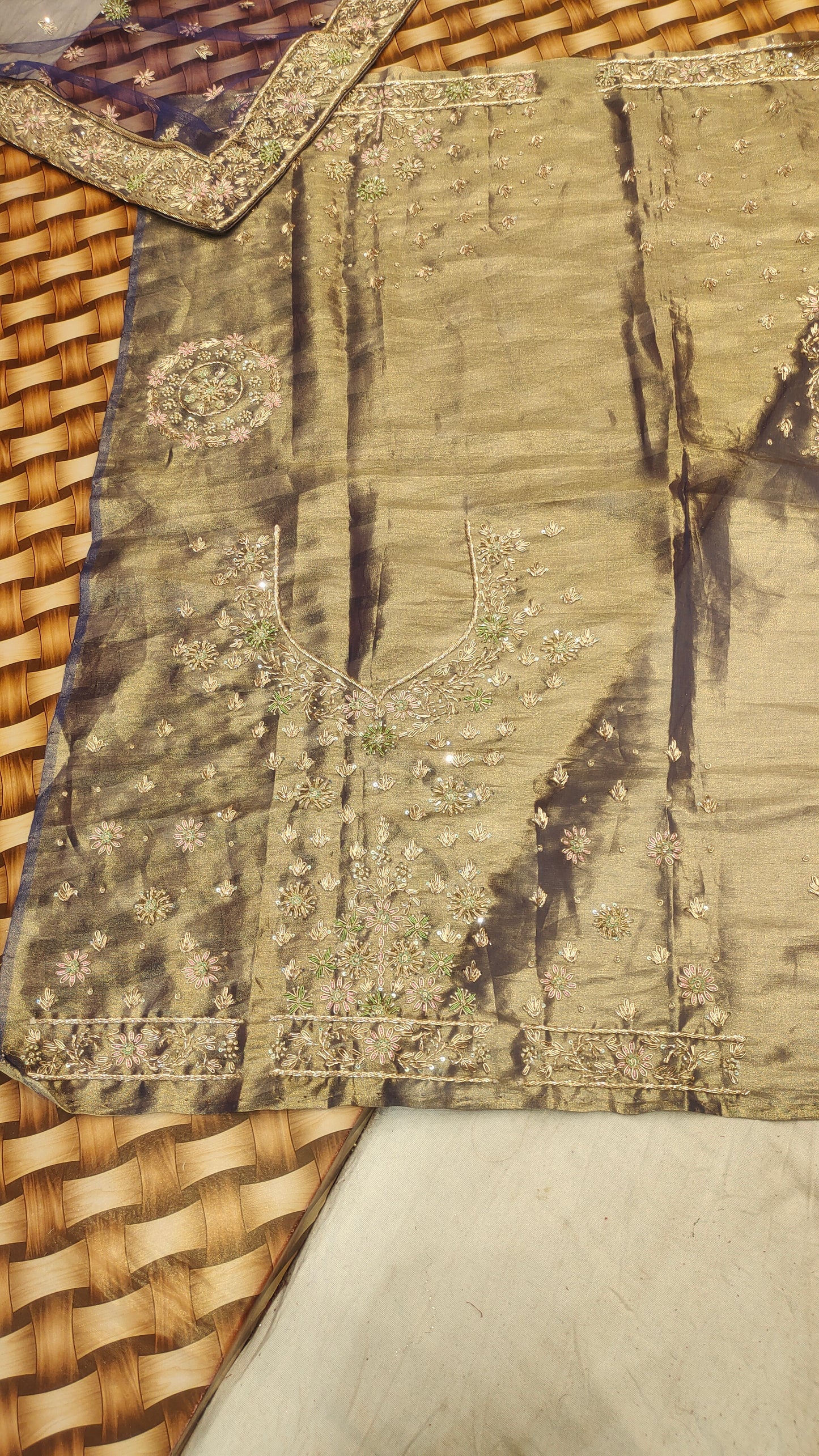 Beautiful Purple Handwork LEHENGA