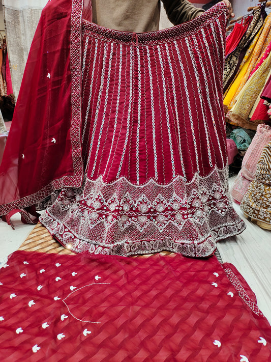 Awesome Red Lehenga