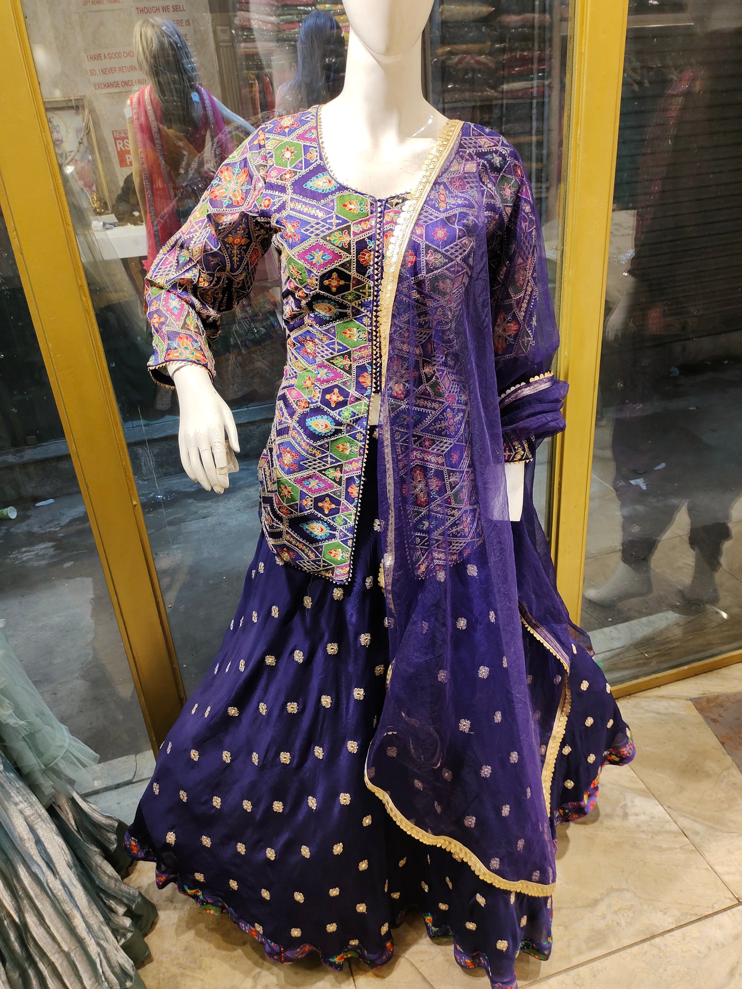 Extraordinary purple lehenga