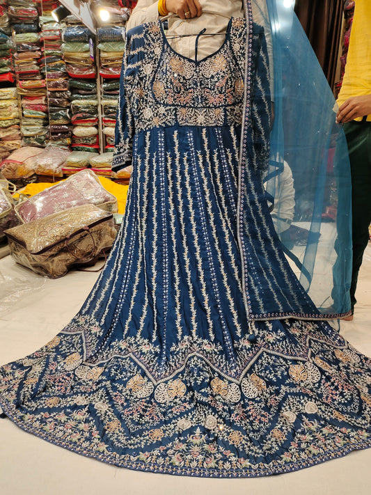 Fantastic blue  Gown