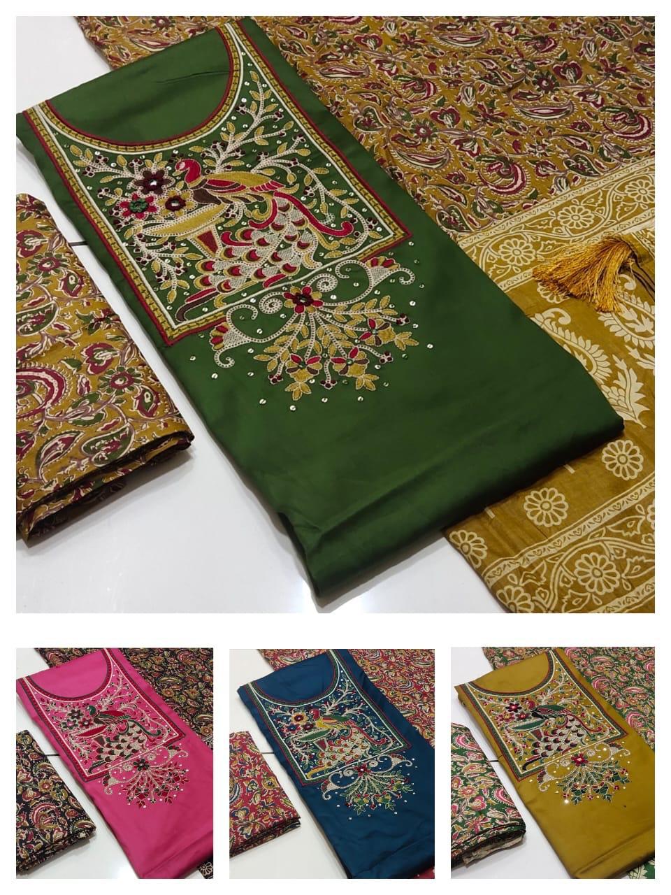 Traje verde oscuro algo diferente sin coser (talla única)