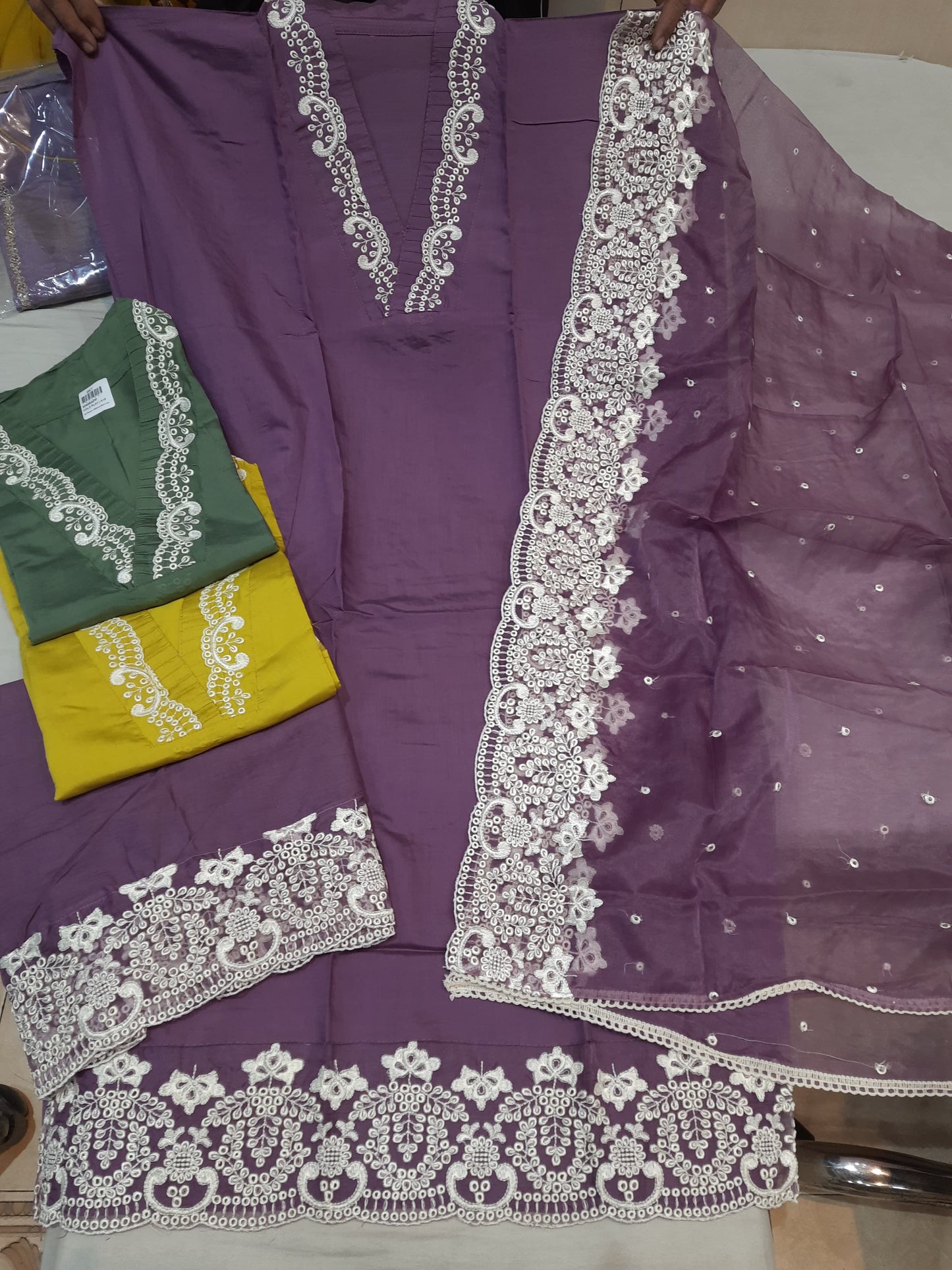 Stunning maroon Stitched Fancy Salwar suit (free size)