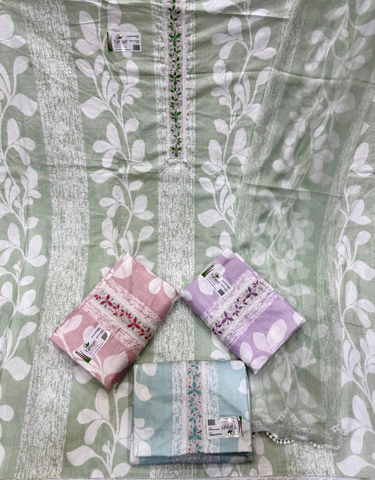 Something different green Fancy Salwar suit (free size)