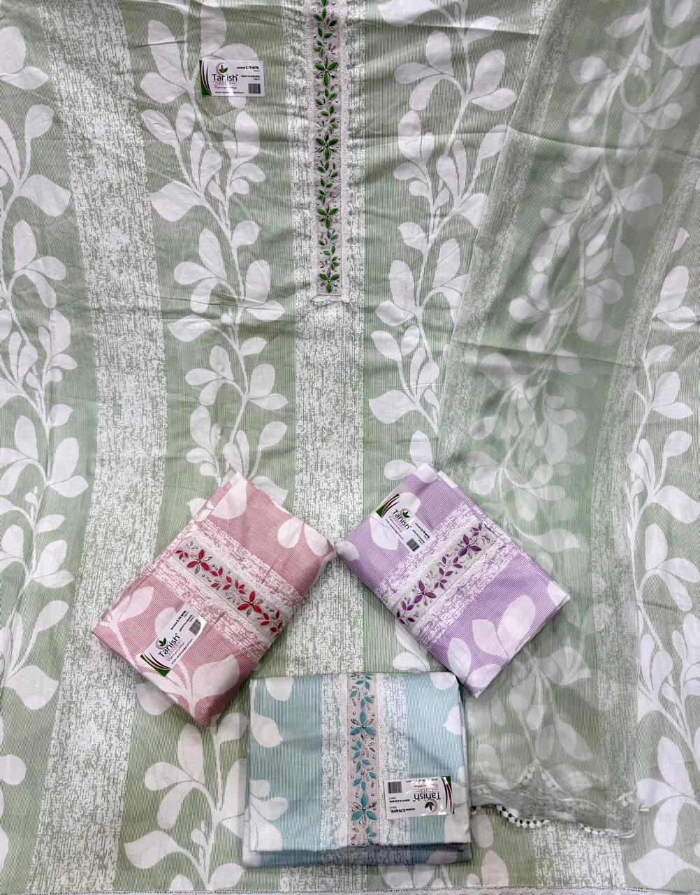 Something different green Fancy Salwar suit (free size)