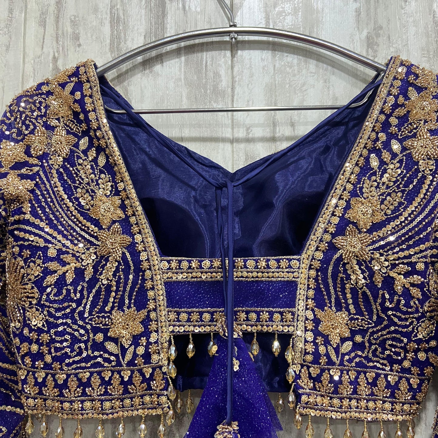 Astonishing Dark pink crop top Lehenga