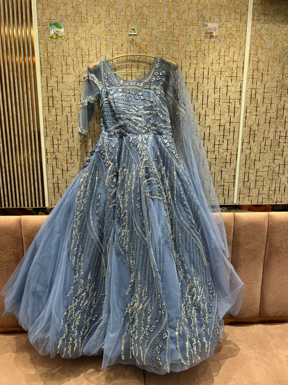 Beautiful purple lavender gown