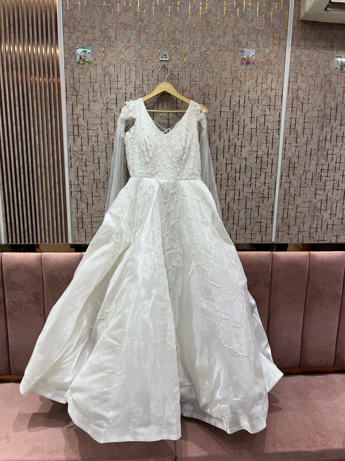 Fabulous royal blue on blue gown monotone