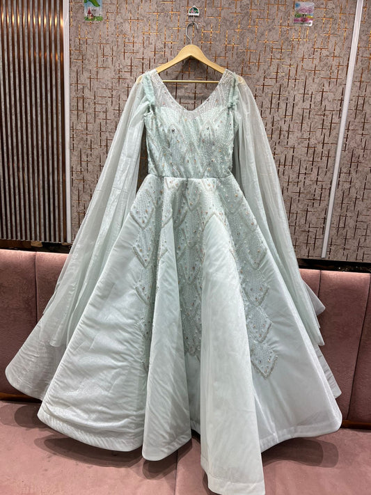 Awesome sky blue gown Cinderella