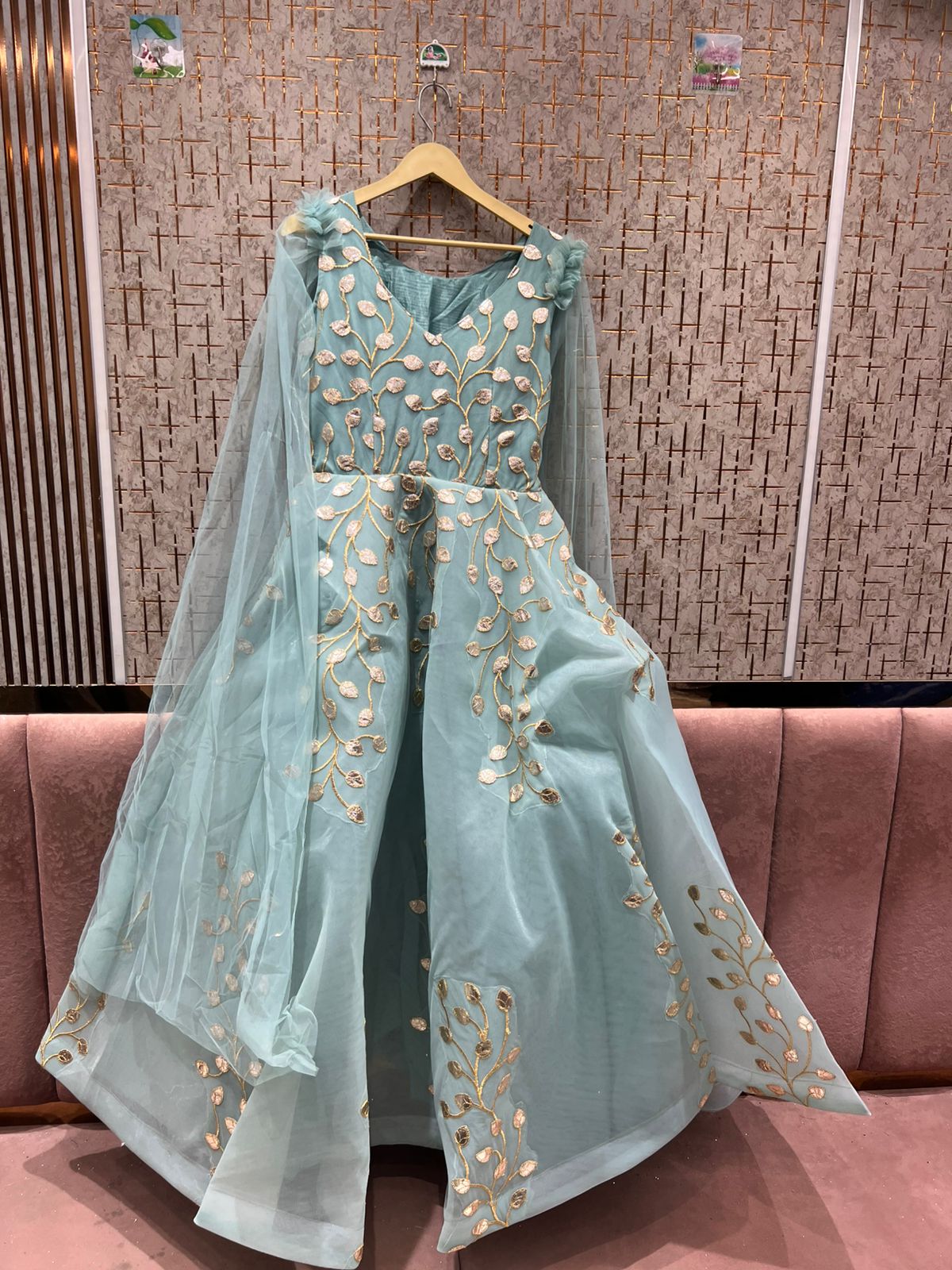 Attractive black gown