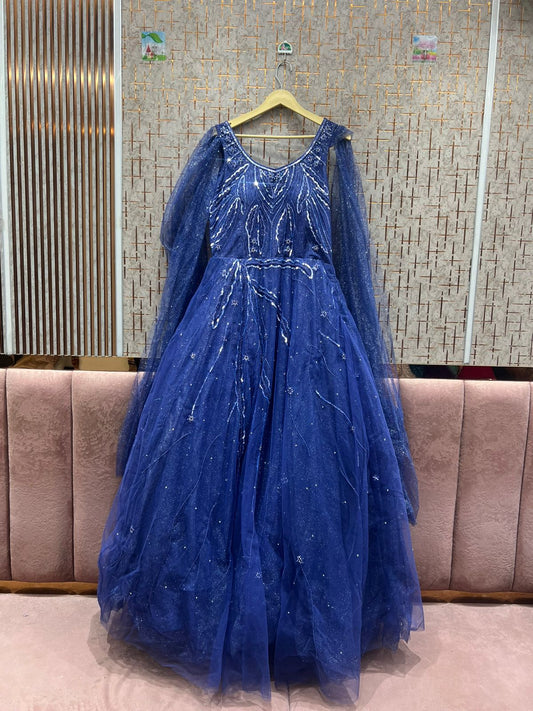 Good looking Navy blue gown