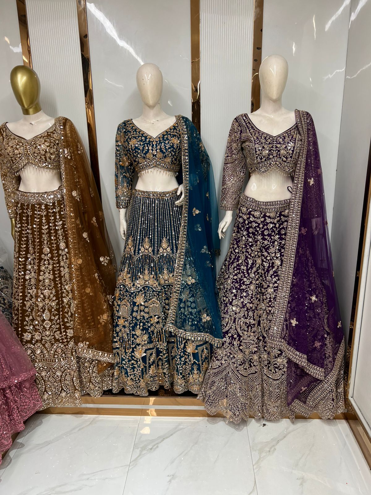 Beautiful mustard crop top Lehenga