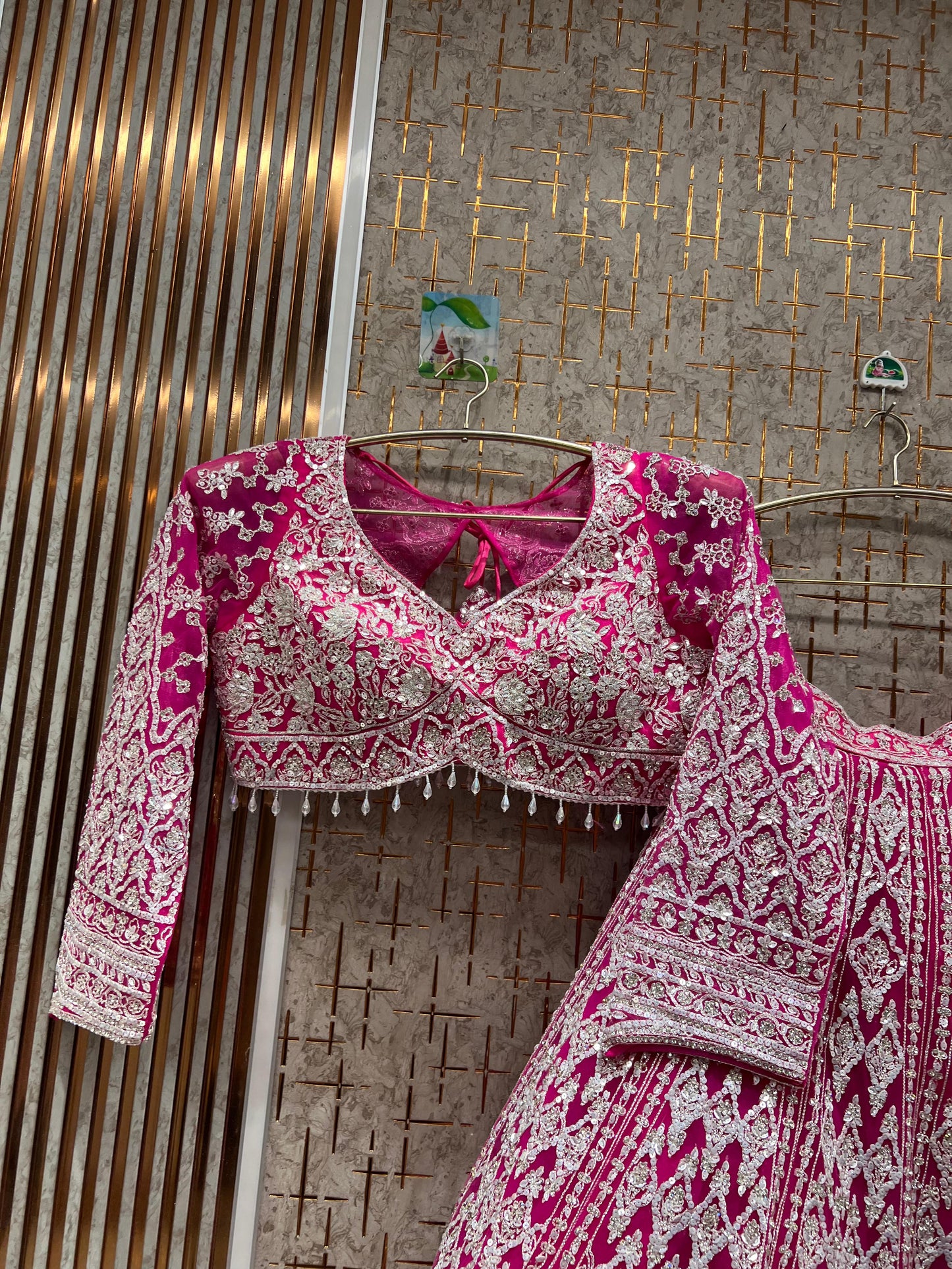 16 kali big flare heavy silver work Astonishing purple crop top Lehenga